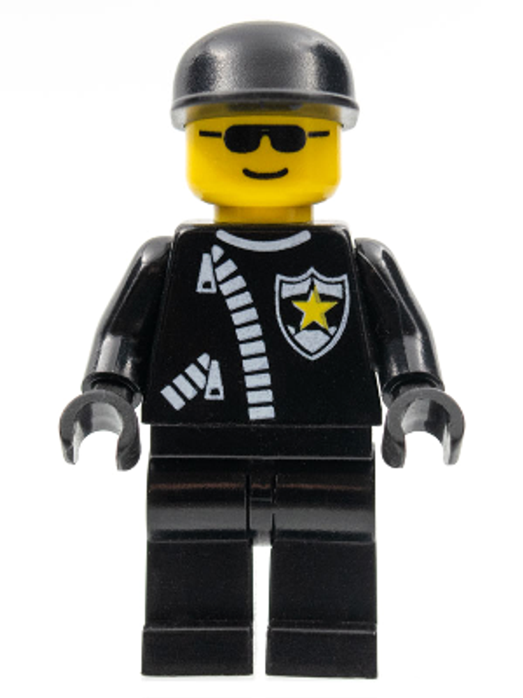 Минифигурка LEGO cop041 Полицейский в кепке и очках