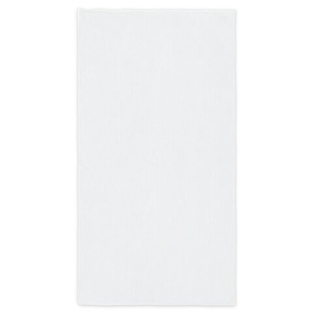 Салфетка из МИКРОФИБРЫ 40х80 см, WHITE ULTRA DENSE OVERLOCK, белая, 280 г/м2, LAIMA HOME, 608227