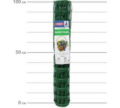 Сетка шпалерная для винограда Протэкт 83х93 h=1м (1м/п) зеленый