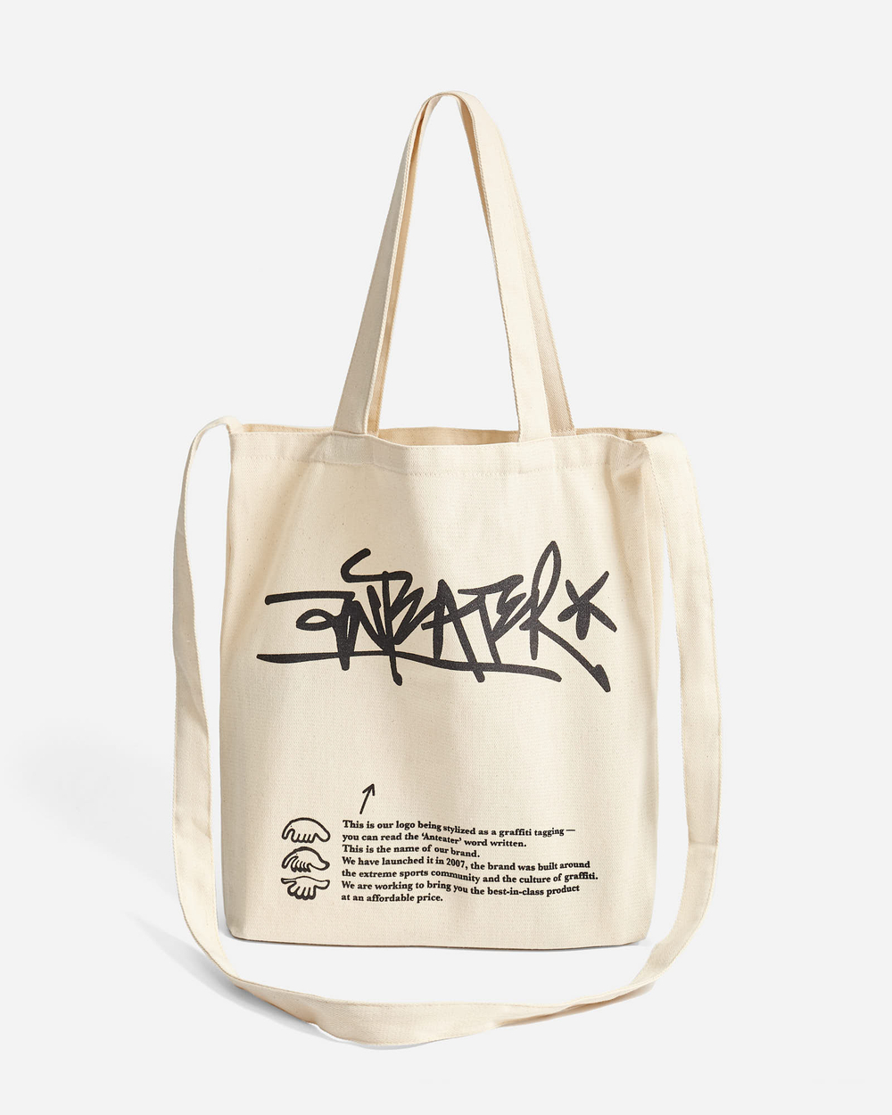 Сумка Anteater Shopperbag Тэг Белый