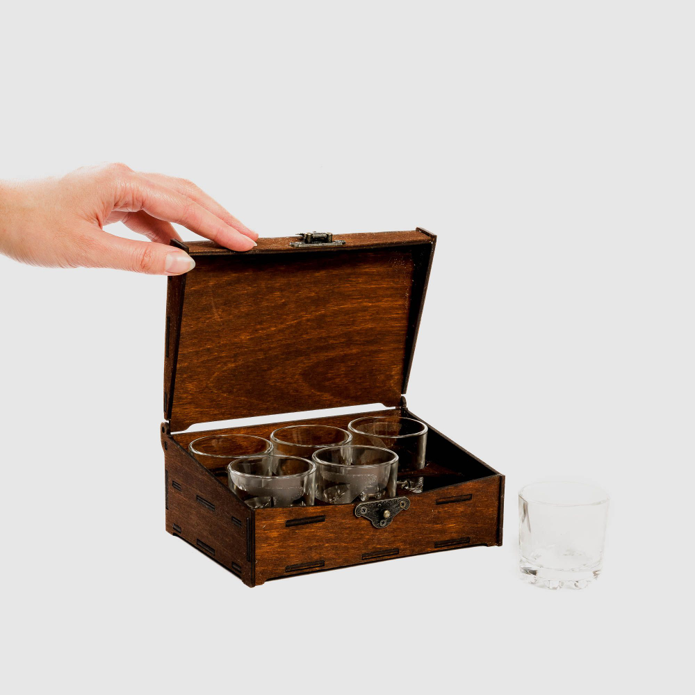 Набор рюмок "Z" 6 штук в подарочной коробке