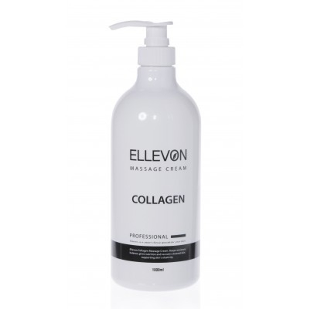 Крем массажный для лица с коллагеном Ellevon Massage Collagen Cream 1000мл