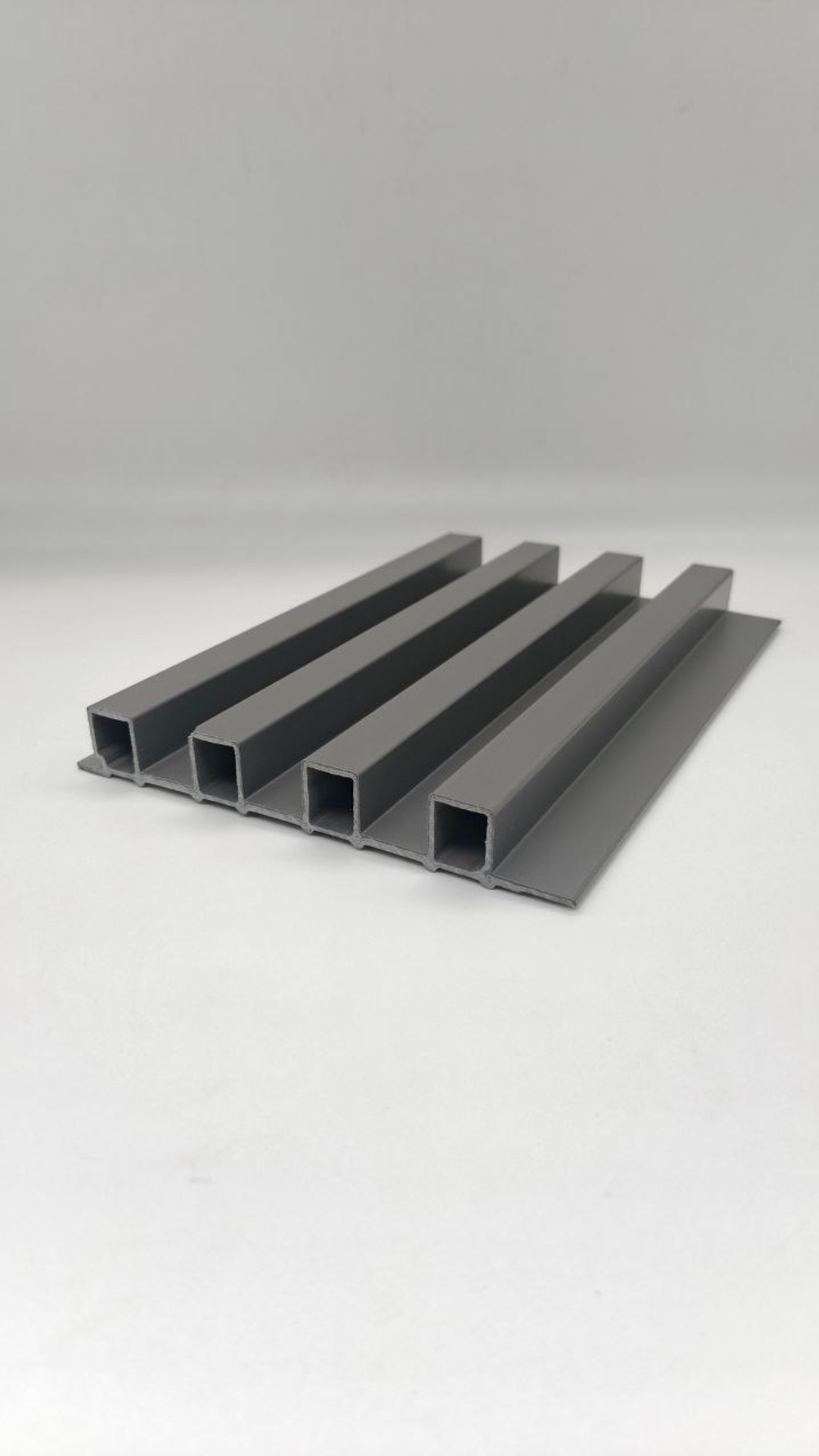 Реечная панель 3Д Prof ПВХ L Антрацит 173х2950 мм