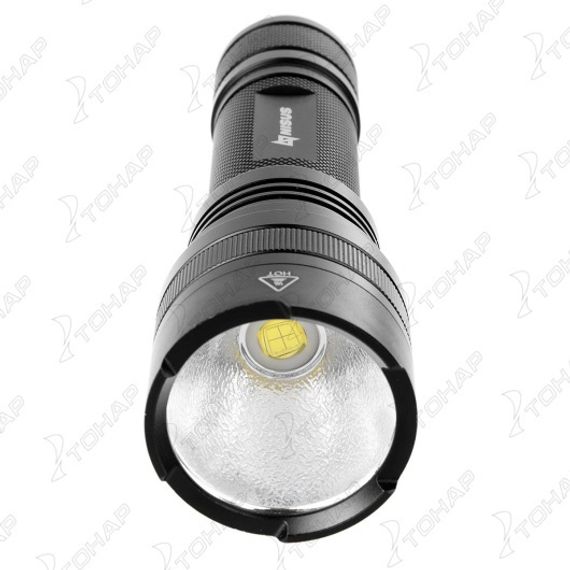 Фонарь ручной 1800 LM, IP46, USB (N-FR-L6-GP90) NISUS