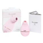 Розовый вакуум-волновой клиторальный стимулятор Irresistible Kissable Pink IRR002PNK