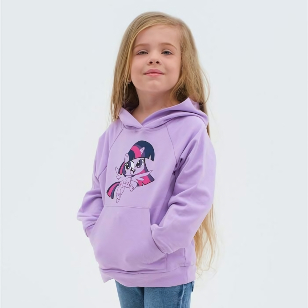 Худи для девочек «Искорка», My Little Pony, р. 110-116, фиолетовый (KAFTAN)