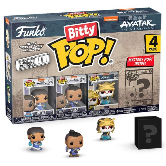 Фигурка Funko Bitty POP! Avatar The Last Airbender Katara+Sokka+Suki+Mystery (1 of 4) 4PK 73059 / Фигурка Фанко Битти ПОП! по мотивам аниме "Аватар: Легенда об Аанге"