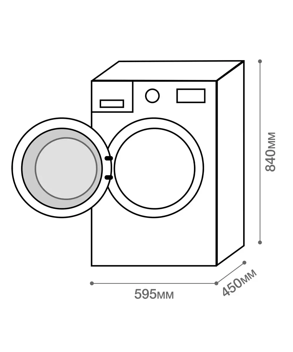 Стиральная машина отдельностоящая WM 410 W