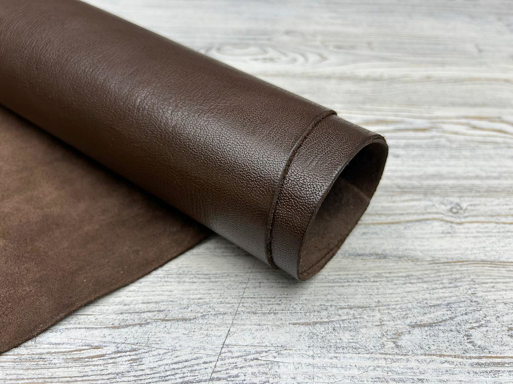 Diderot Dark Brown (1,2-1,4 мм) цв. Коричневый, натуральная кожа