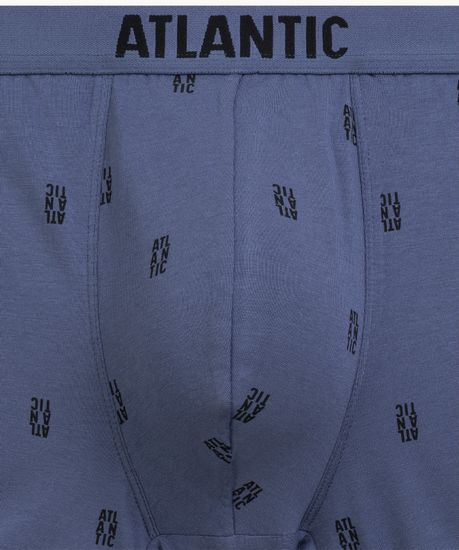 Трусы мужские боксеры (3шт) Atlantic 3MH-227, хлопок, деним + темно-синий + темно-серый