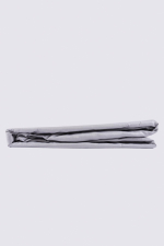 Сатиновая простынь на резинке EcoCotton 120х200 | серая