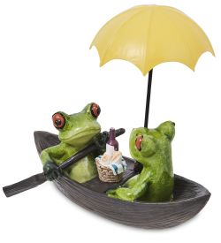 GAEM Art MN-316 Фигурка «Лягушки в лодке»