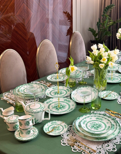 Подставка под пирожные First Lady Зеленый сад