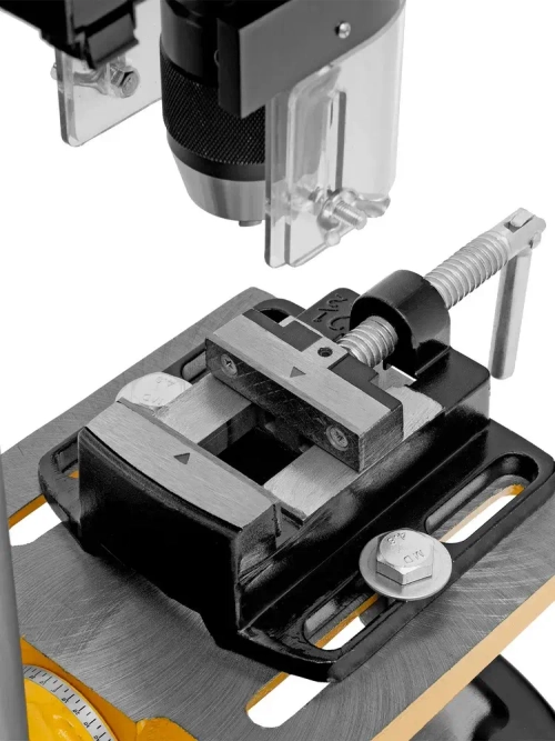Станок сверлильный DENZEL, DDM-350L, 13 мм, 350 Вт мощность, 620-2620 об/мин и 5 скоростей, регулировка высоты стола и лазер, настольный 95321