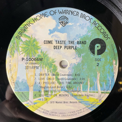 Винтажная виниловая пластинка LP Deep Purple Come Taste The Band (Япония 1975) (Без Оби)