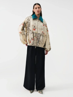 Куртка-бомбер принтованная OLA OLA