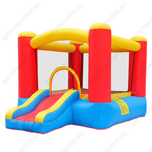 Батут для детей на дачу "Маленькая крепость" 2,8*2,1*1,65 м