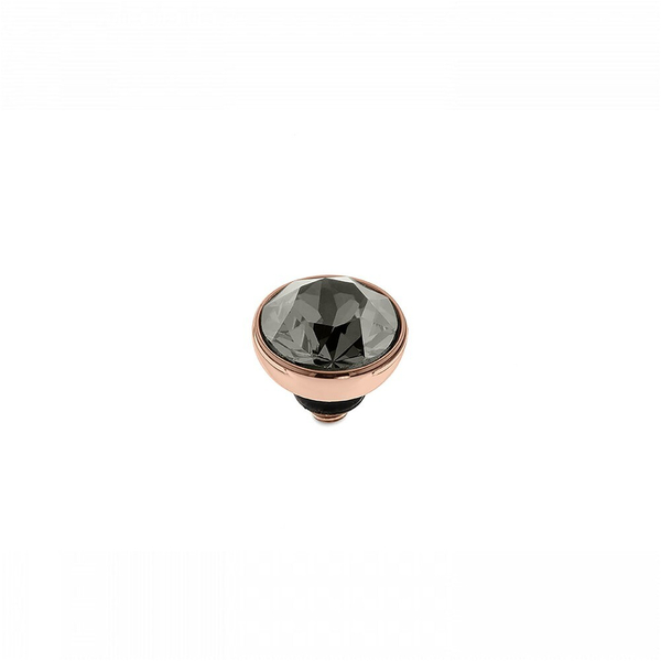 Шарм Qudo Bottone Black Diamond 8 мм 680111 BW/RG