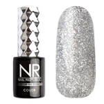 Nail Republic Гель-лак 418 Серебристая мишура, 10 мл