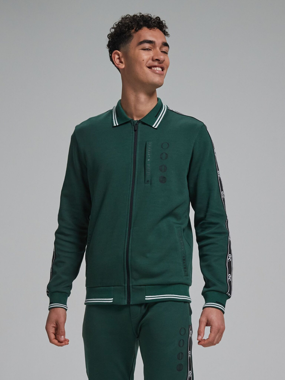 Олимпийка ORIGINAL CREATOR TRACK ZIP JACKET, Темно-зеленый