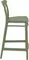 Полубарный стул Cross 65 см, зеленый