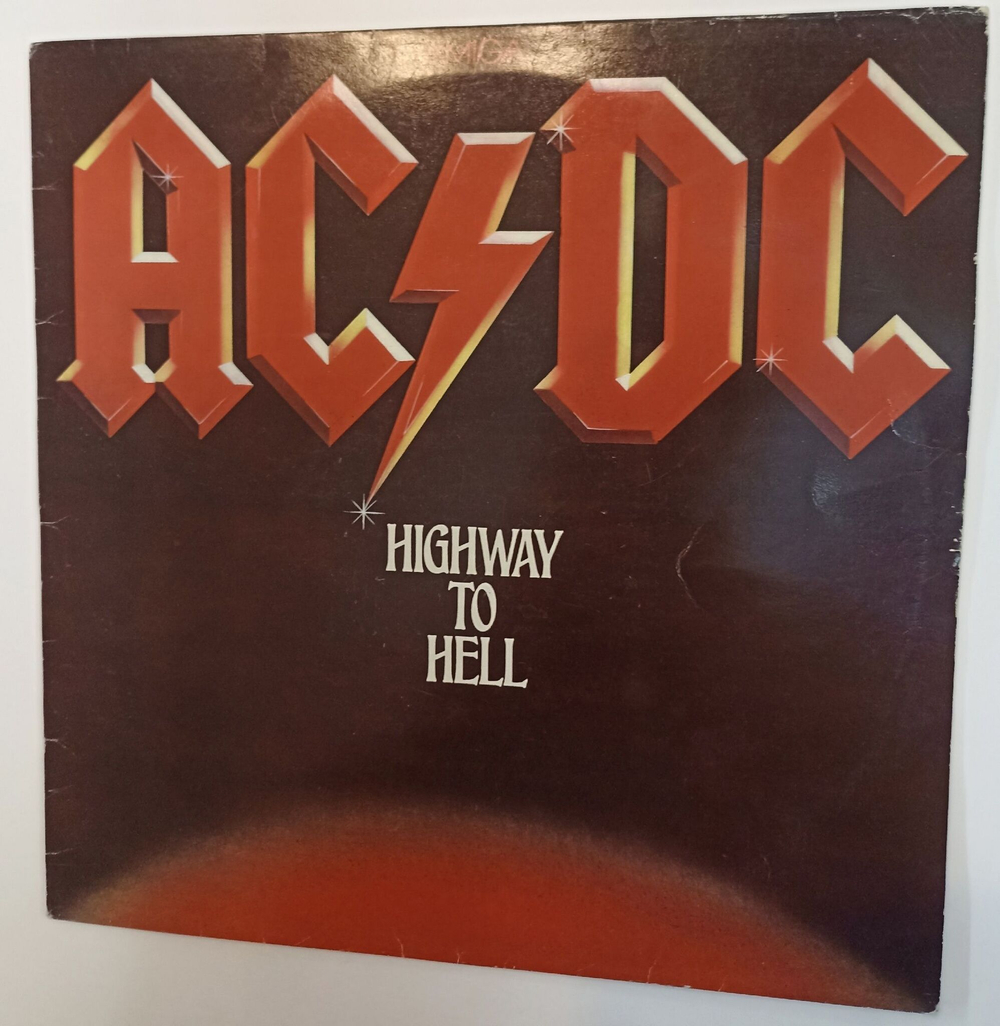 Винтажная виниловая пластинка LP AC DC Highway To Hell (GDR 1981)