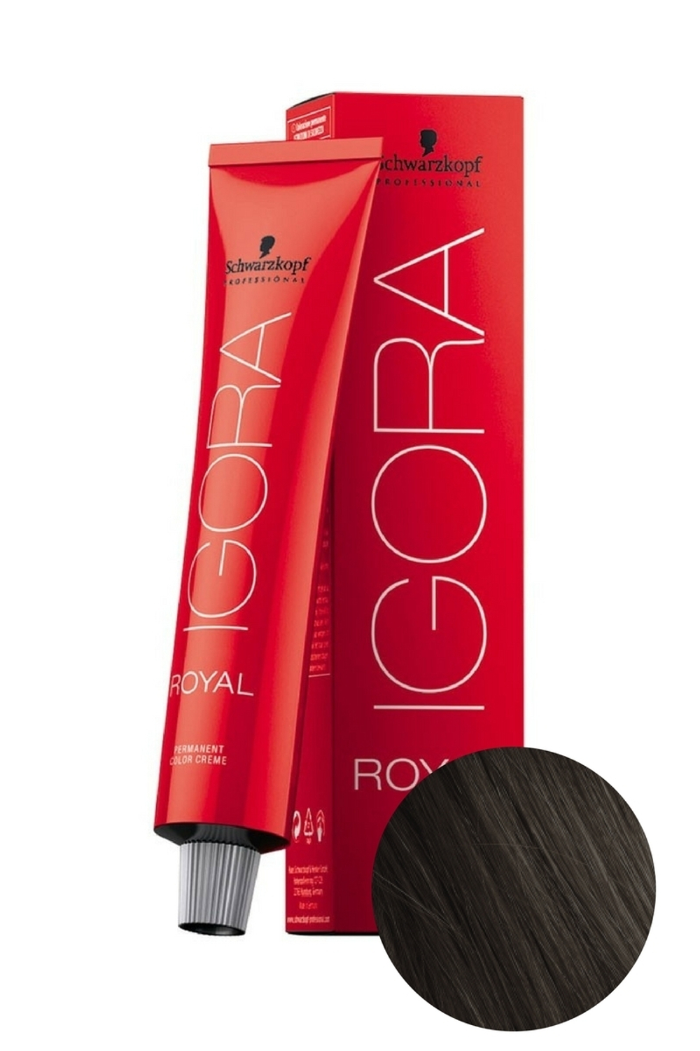 Краска для волос Igora Royal 6-32 Темный русый матовый пепельный, Schwarzkopf Professional, 60 мл