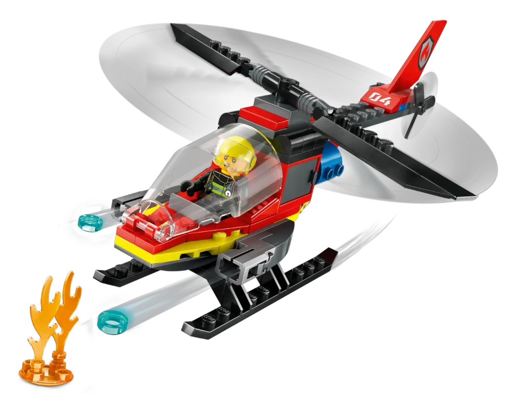 Конструктор LEGO City 60411 Пожарно-спасательный вертолёт