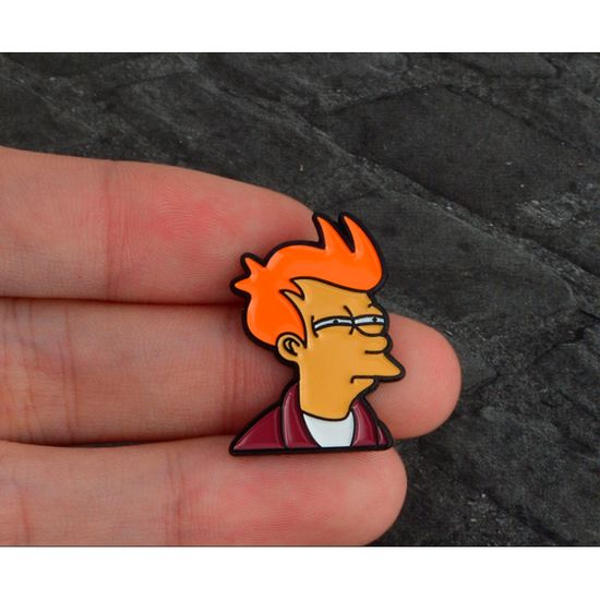 Значок металлический на одежду/Пин. Фрай