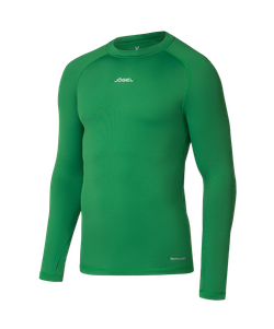Джемпер компрессионный утепленный CAMP PerFormDRY Baselayer Top Warm, зеленый