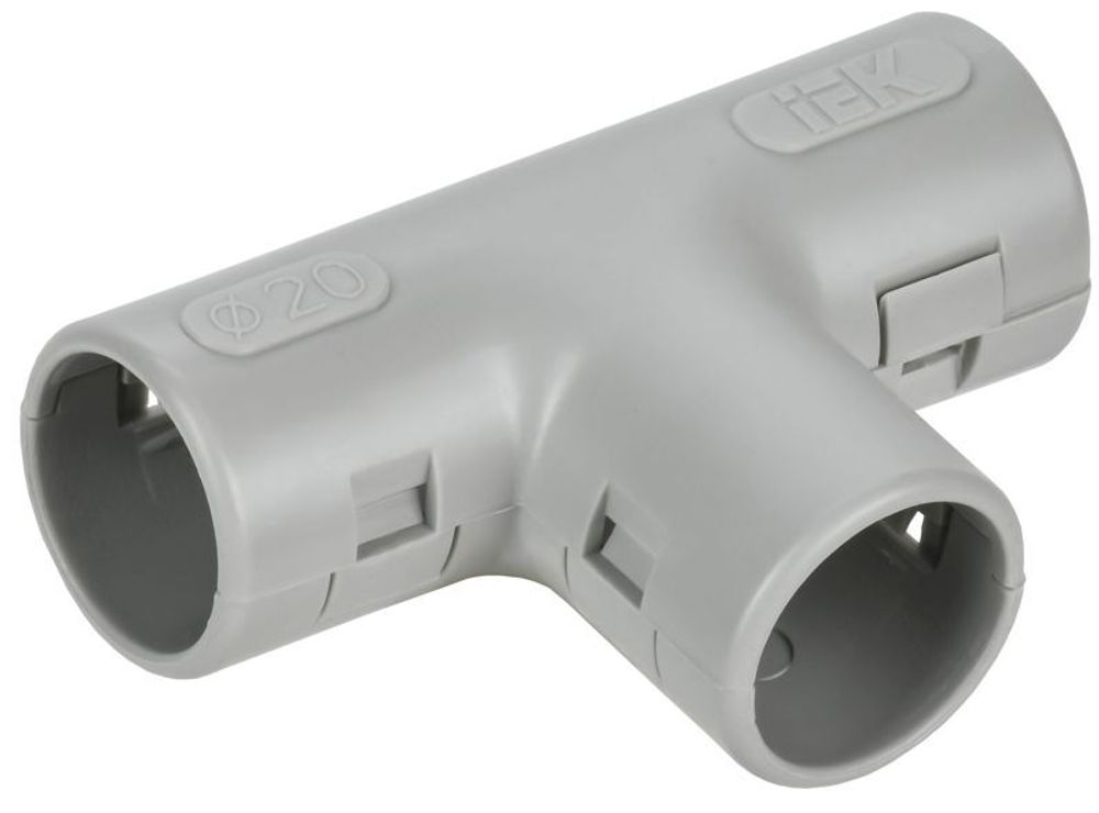 Тройник для жестких труб d20мм TIG-20 ELASTA IEK CTA10D-TIG20-K41-050 Тройник для жестких труб d20мм TIG-20 ELASTA IEK CTA10D-TIG20-K41-050