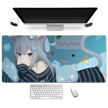 Коврик для мыши "Девушка с ушками" (бол.)