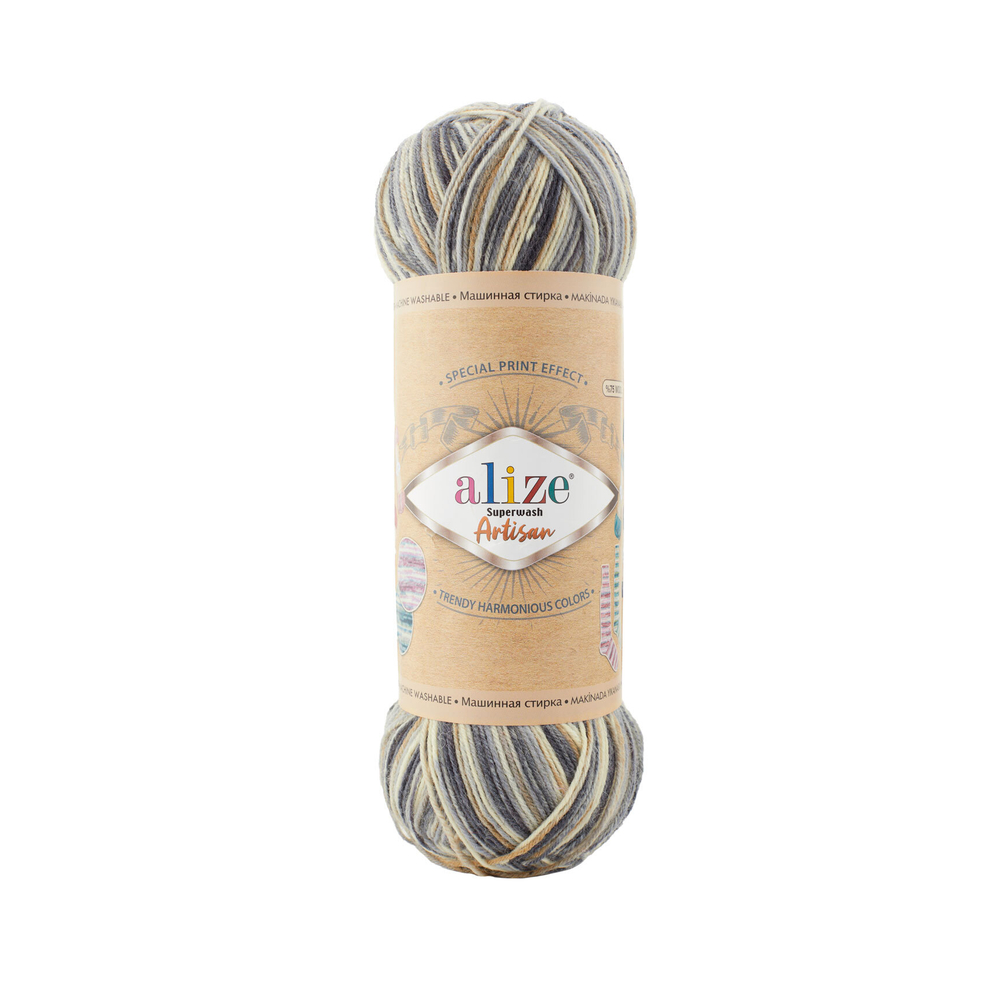 Пряжа Superwash Artisan, 100г, 420м, 75%шерсть, 25%полиамид (цена за 1 шт)