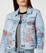 Джинсовая куртка CHAQ_LOS ANGELES Desigual - голубой(25SWED03)