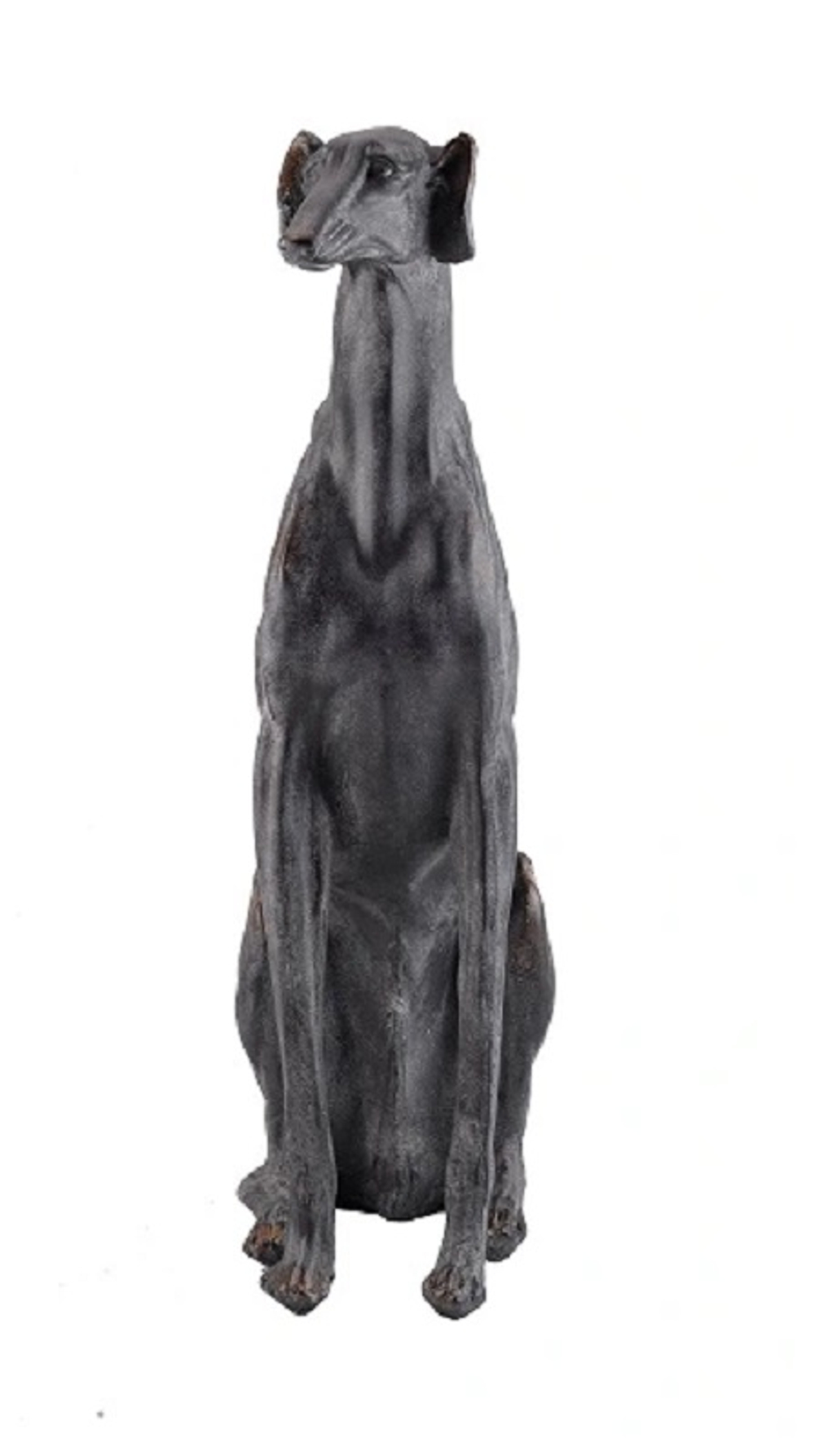 Статуя собаки "Борзая" (левая) 46x22x77см Полистоун