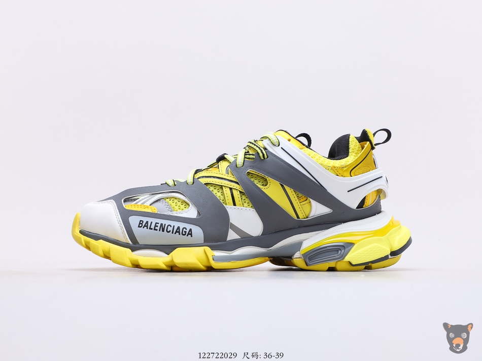 Кроссовки Track Trainers Grey/White/Yellow