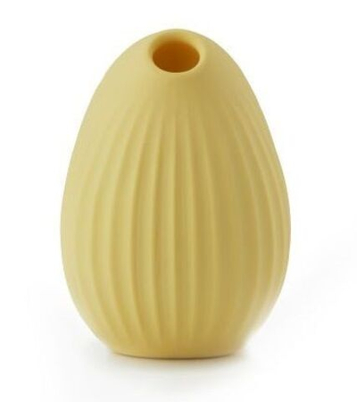 Желтый вакуум-волновой стимулятор с вибрацией и базой-ночником Cuddly Bird (Цвет: желтый)