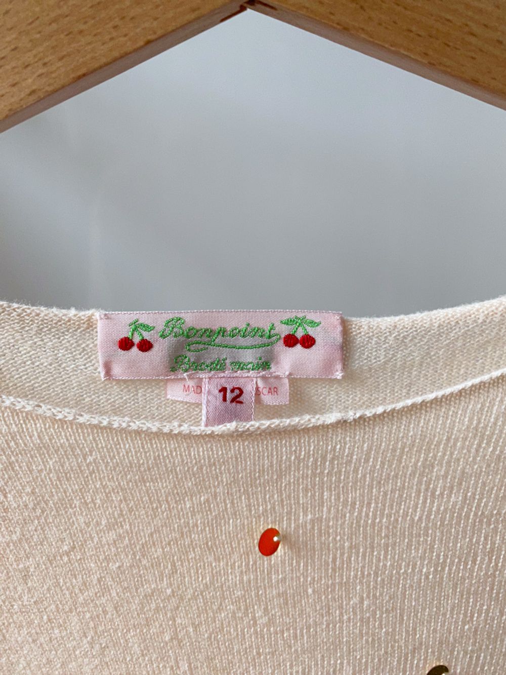 Хлопковая блузка  Bonpoint, 152