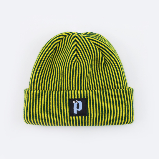 Шапка Postaments Stripes (green/yellow)