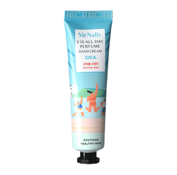 PrettySkin(McNally) Mcnally Hand Cream V10 All Day Perfume Cica Крем для рук парфюмированный с экстрактом центеллы азиатской, 30 мл