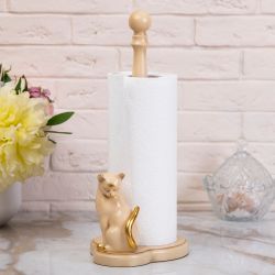 Держатель для полотенец Кошка Грация Айвори