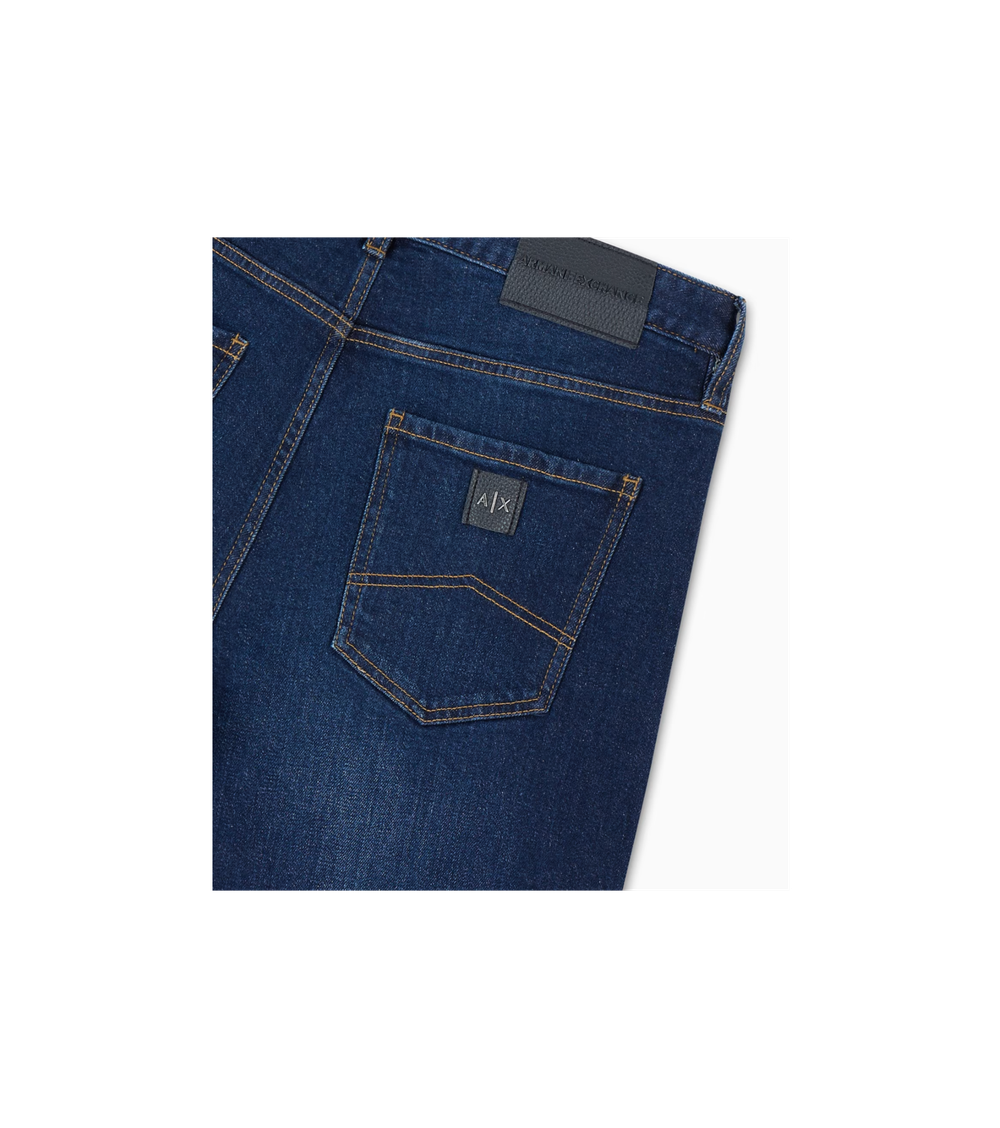 Джинсы J13 slim fit цвета индиго Armani Exchange