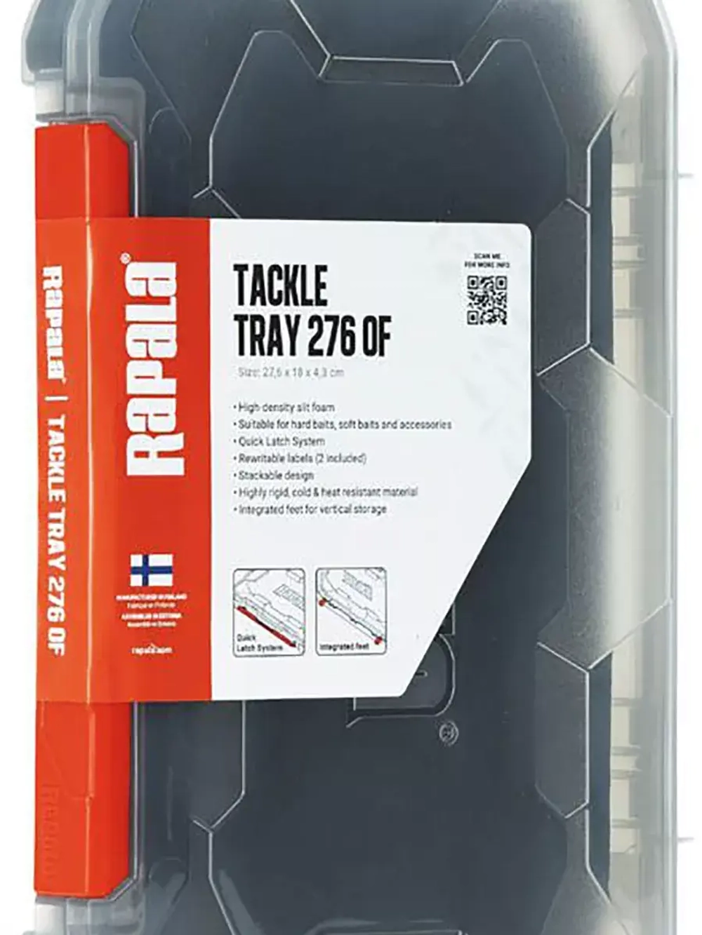 Коробка рыболовная для прикормки Tray 276 Open