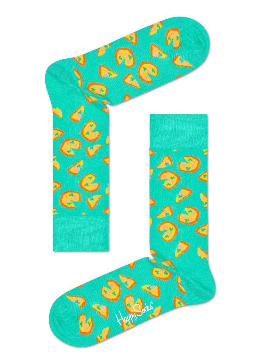 Носки унисекс Pizza Sock с кусочками пиццы (Размер: 29) (Цвет: синий)