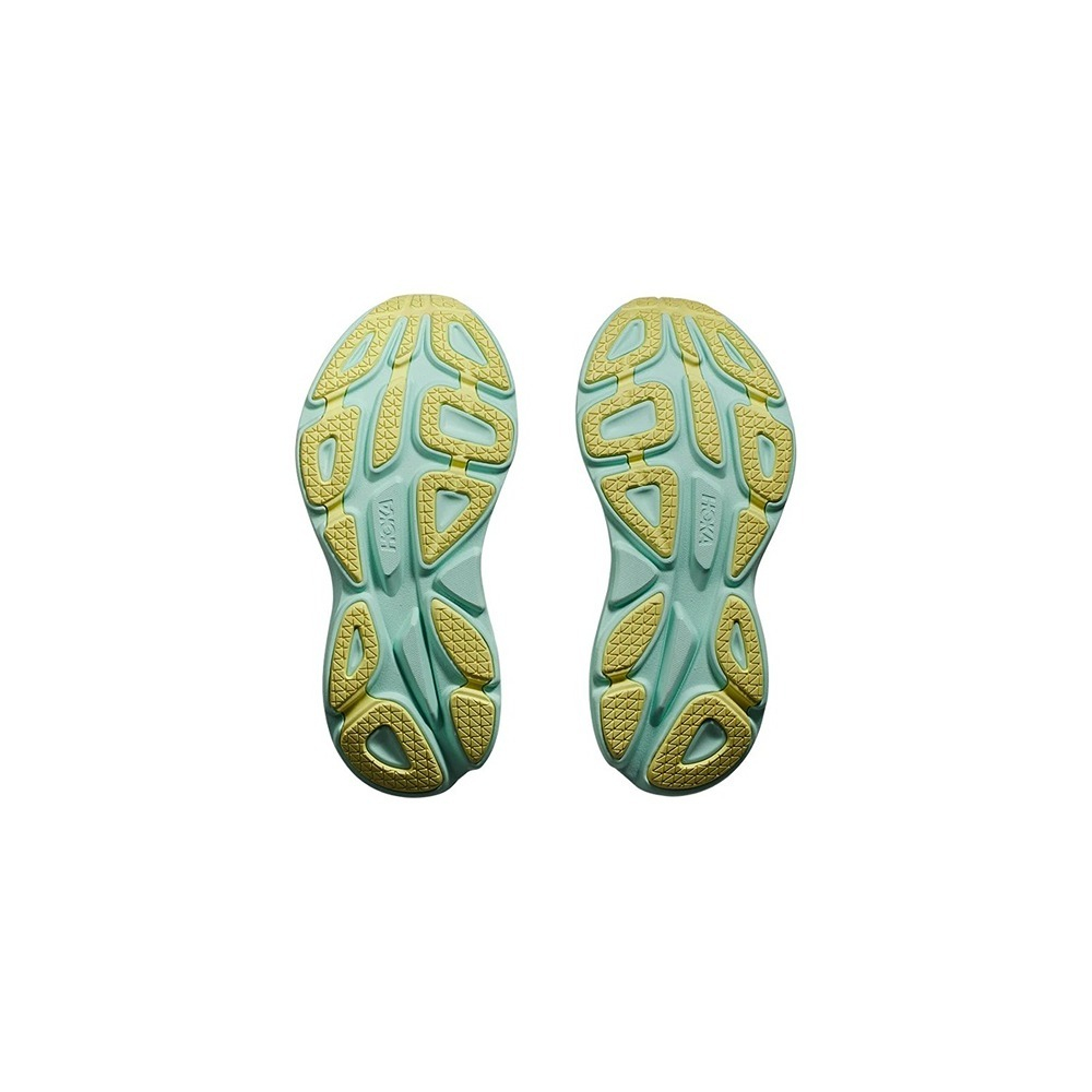 Кроссовки женские HOKA W BONDI 8 WIDE Blanc De Blanc / Sunlit Ocean