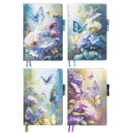 Ежедневник-блокнот Basir, формат А6, серия "Бабочки", 80 листов, размер 16*10.7 см