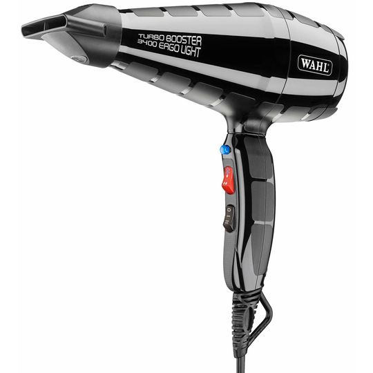 Фен Wahl TurboBooster 3400 ERGOlight, Черный (4314-0470)