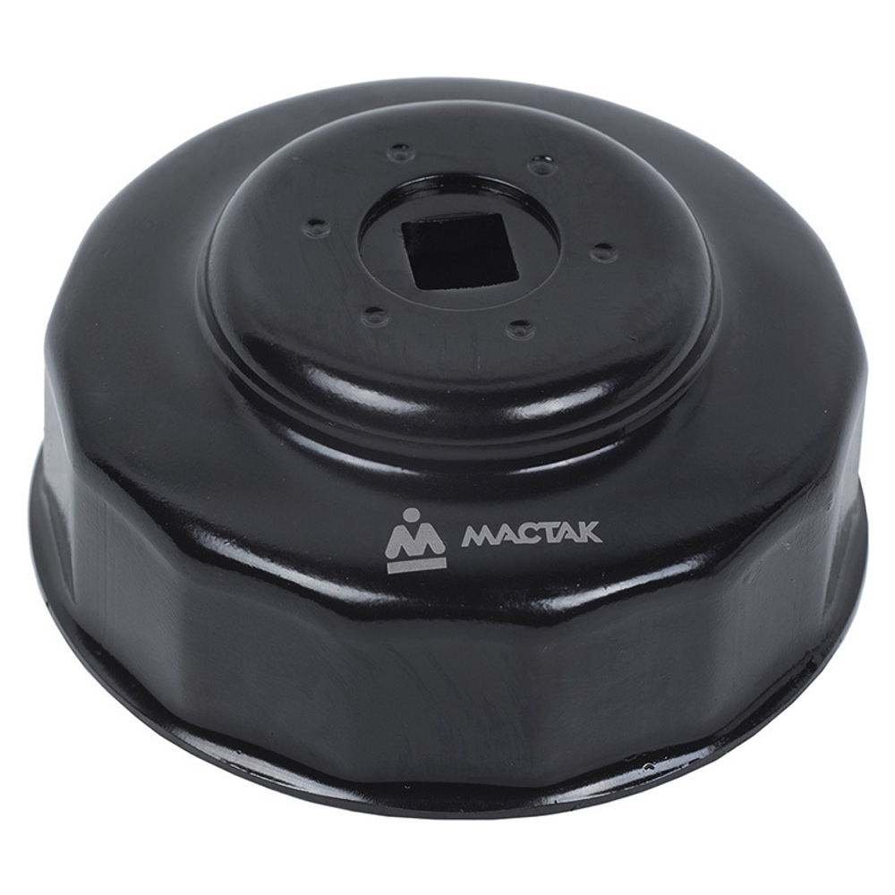 МАСТАК (103-44076L) Съемник масляных фильтров, 76 мм, 12 граней, торцевой