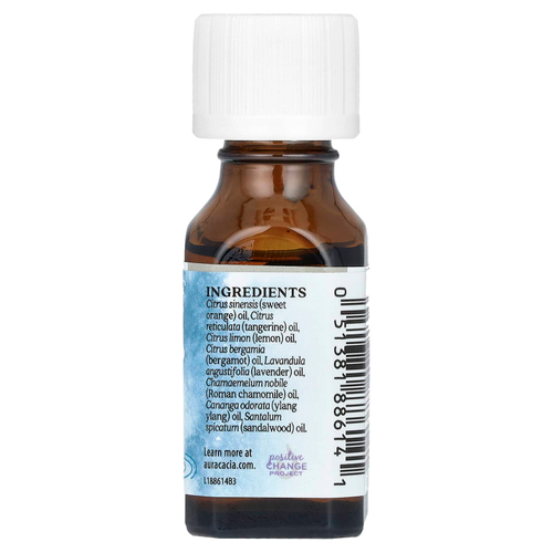 Aura Cacia, чистая смесь эфирных масел, для расслабления, 15 мл (0,5 жидк. унции)