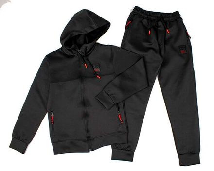 костюм спортивный эластик BLACK 4733